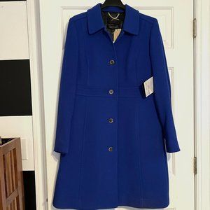 J Crew Lady Day Wool Peacoat Classic Coat Blue NWT Sz 14